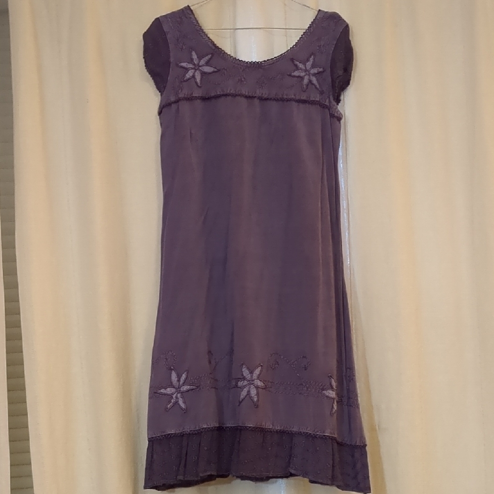 Sakkas Lavender Smocked Dress